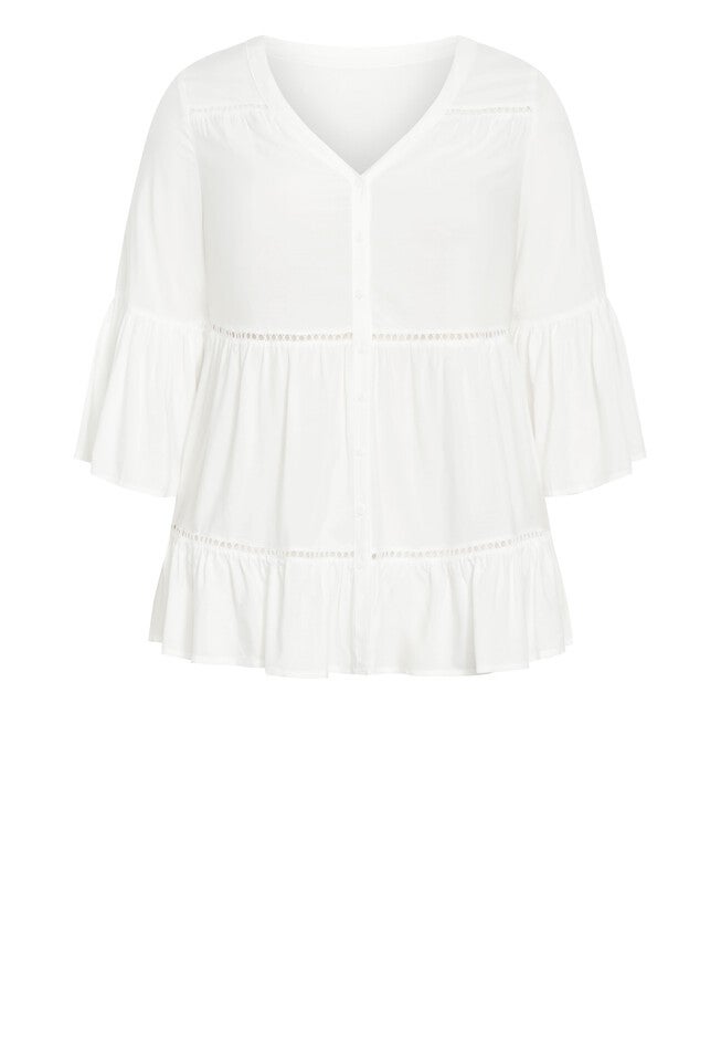 Laura Shirt, WHITE, alternate image number null