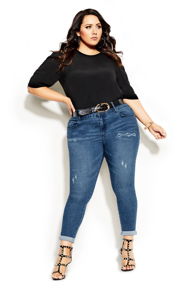 Asha Baby Rip Jean - light wash, BLUE, hi-res image number 0