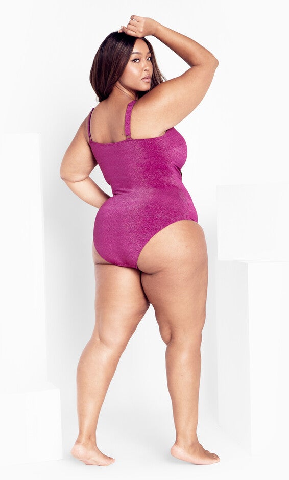 Palma Lurex Piece - magenta purple, PURPLE, alternate image number null