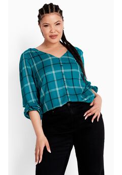 Plus Size Button Front Blouses