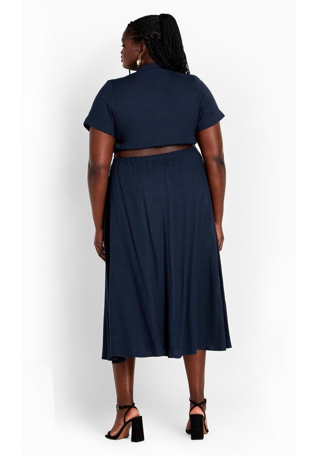 Malia Dress - navy, BLUE, alternate image number null