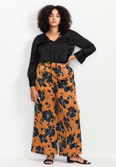Goldi Wide Leg Satin Pant