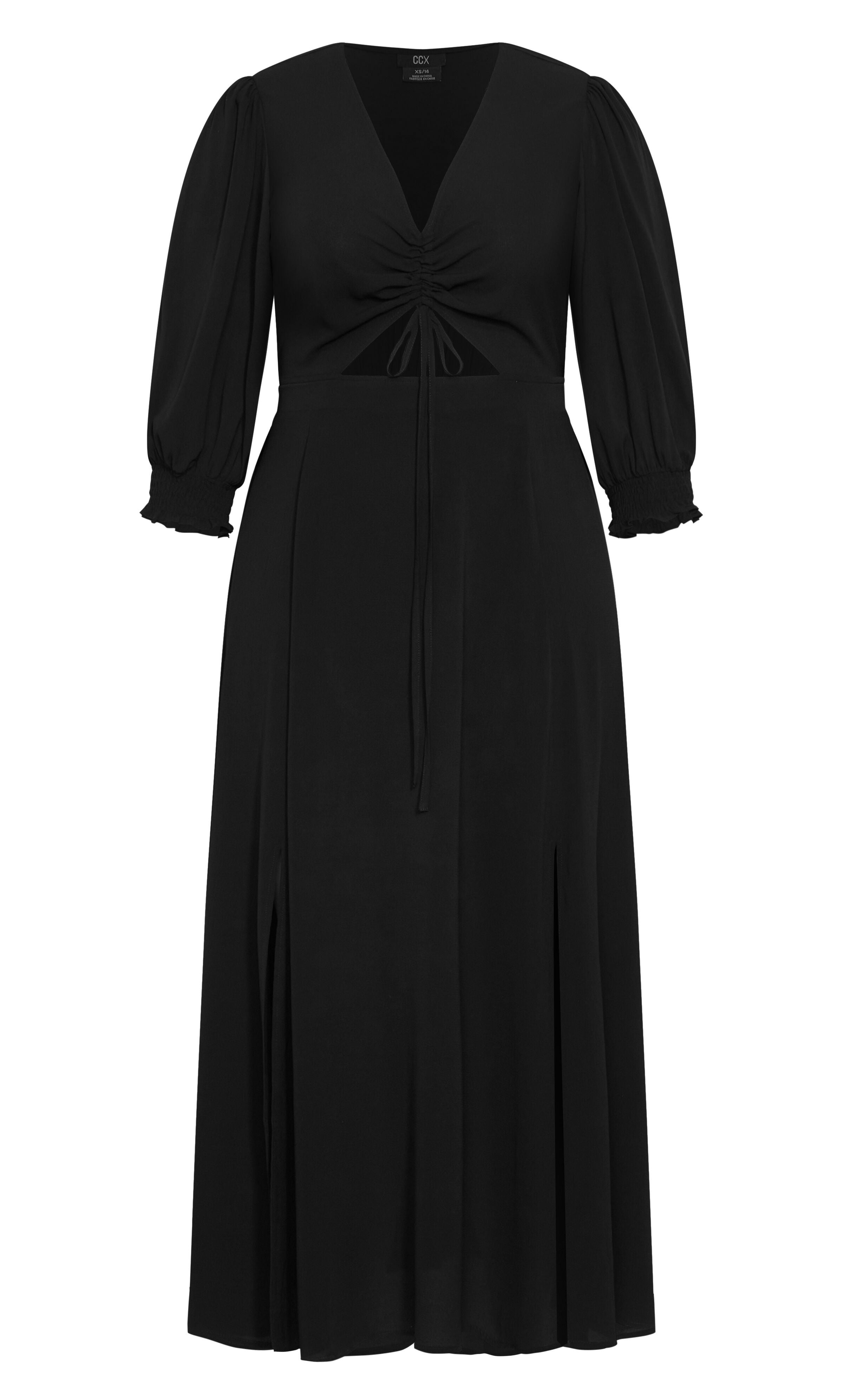 Jolene Maxi Dress - black, BLACK, alternate image number 3