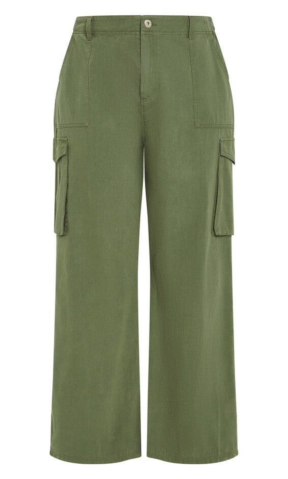 Mia Cargo Pant - olive, GREEN, alternate image number 4