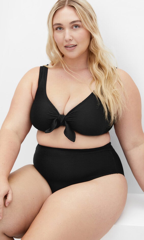 Valencia Hi Waist Bikini - black, BLACK, alternate image number null