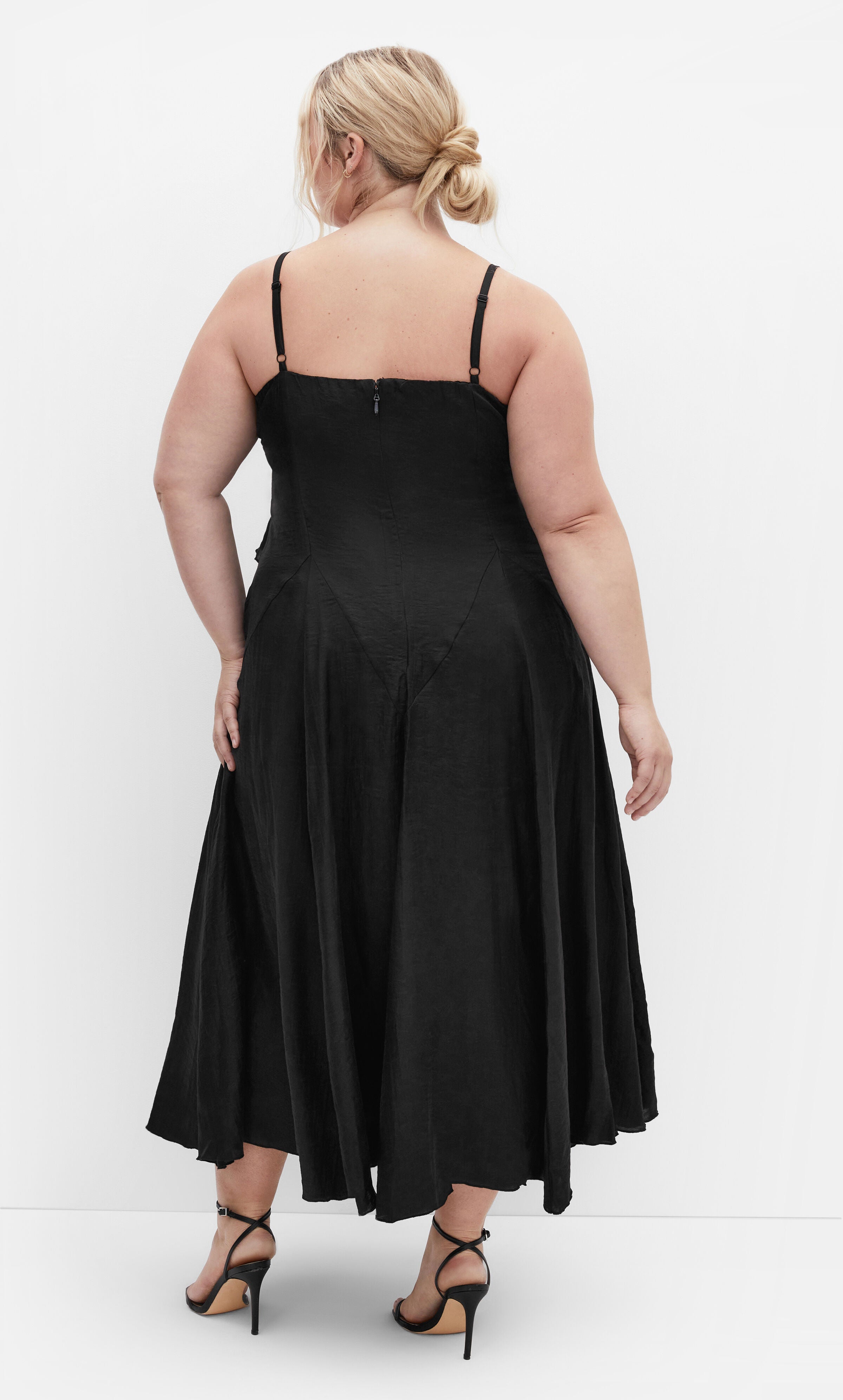 Clara Maxi Dress, BLACK, alternate image number 2