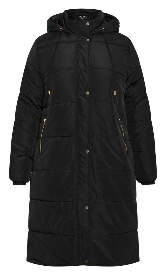 Darcy Puffer Jacket - black, BLACK, alternate image number null