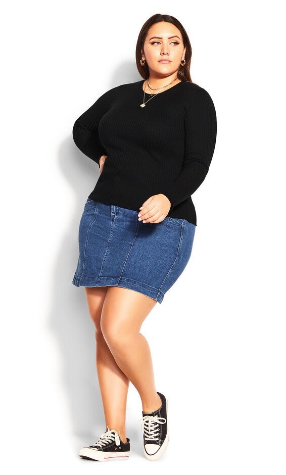 Ella Sweater - black, BLACK, alternate image number null