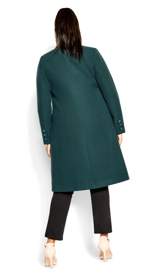 Effortless Chic Coat - emerald, GREEN, alternate image number null