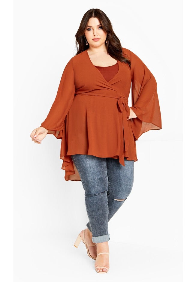 Fleetwood Tunic - ginger, ORANGE, on-hover image number null