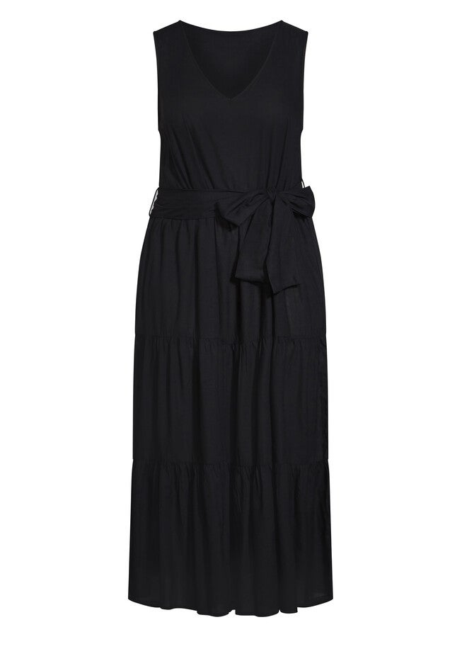 Seashore Maxi Dress, BLACK, alternate image number null