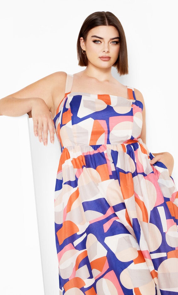 Callie Dress - beige, ORANGE, alternate image number 2