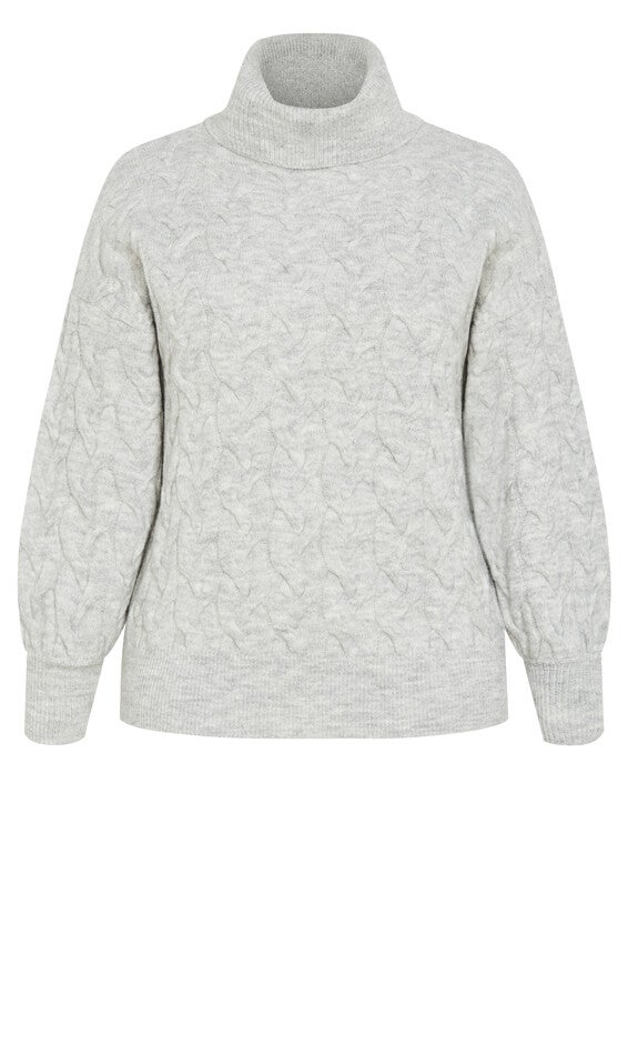 Ollie Jumper - grey marle, GRAY, alternate image number 3