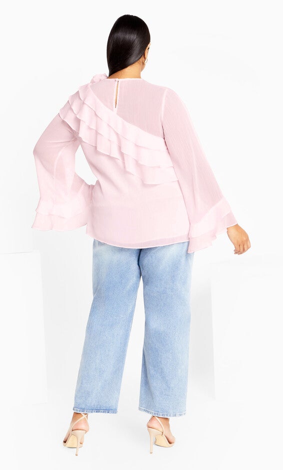 Rosa Corsage Top - soft pink, SOFT PINK, alternate image number 3