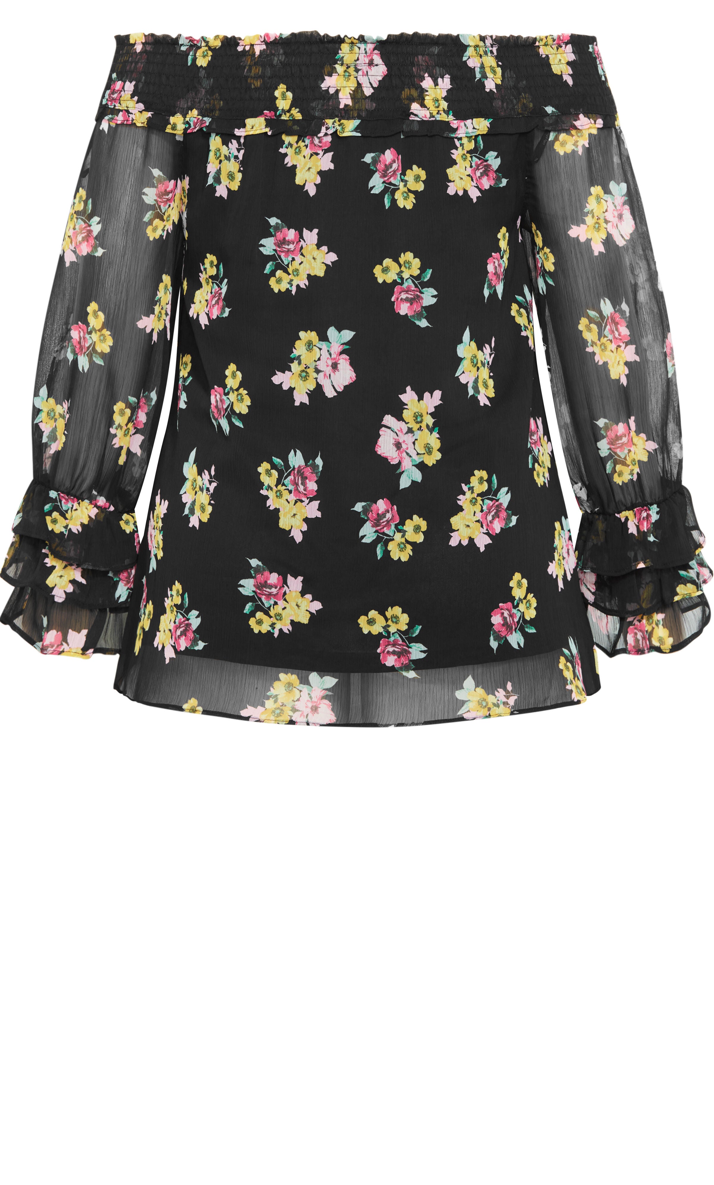 Anais Top - black, BLK MELANIE DITSY, alternate image number 5