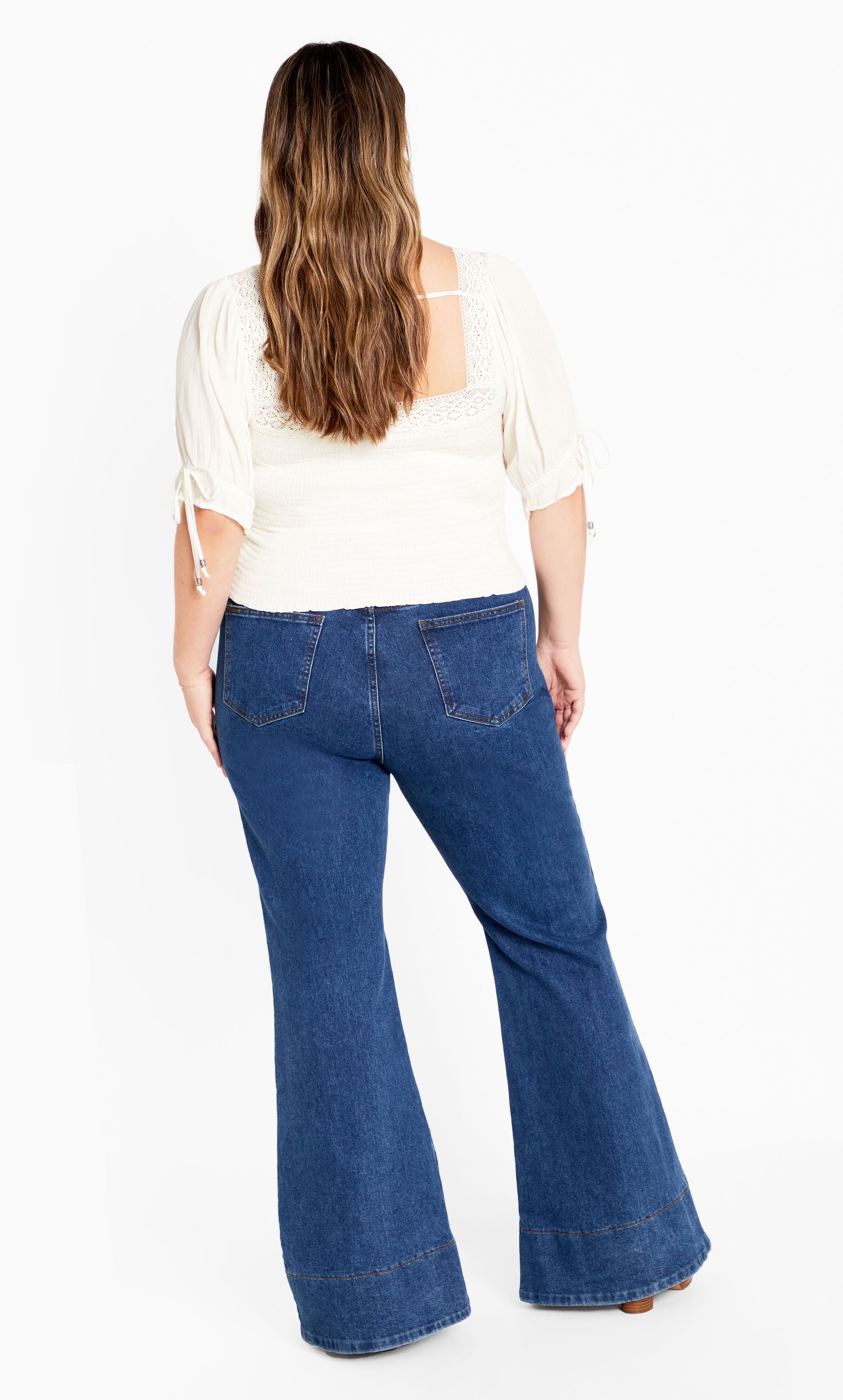 Aurora Plain Top - ivory, BEIGE, alternate image number 3