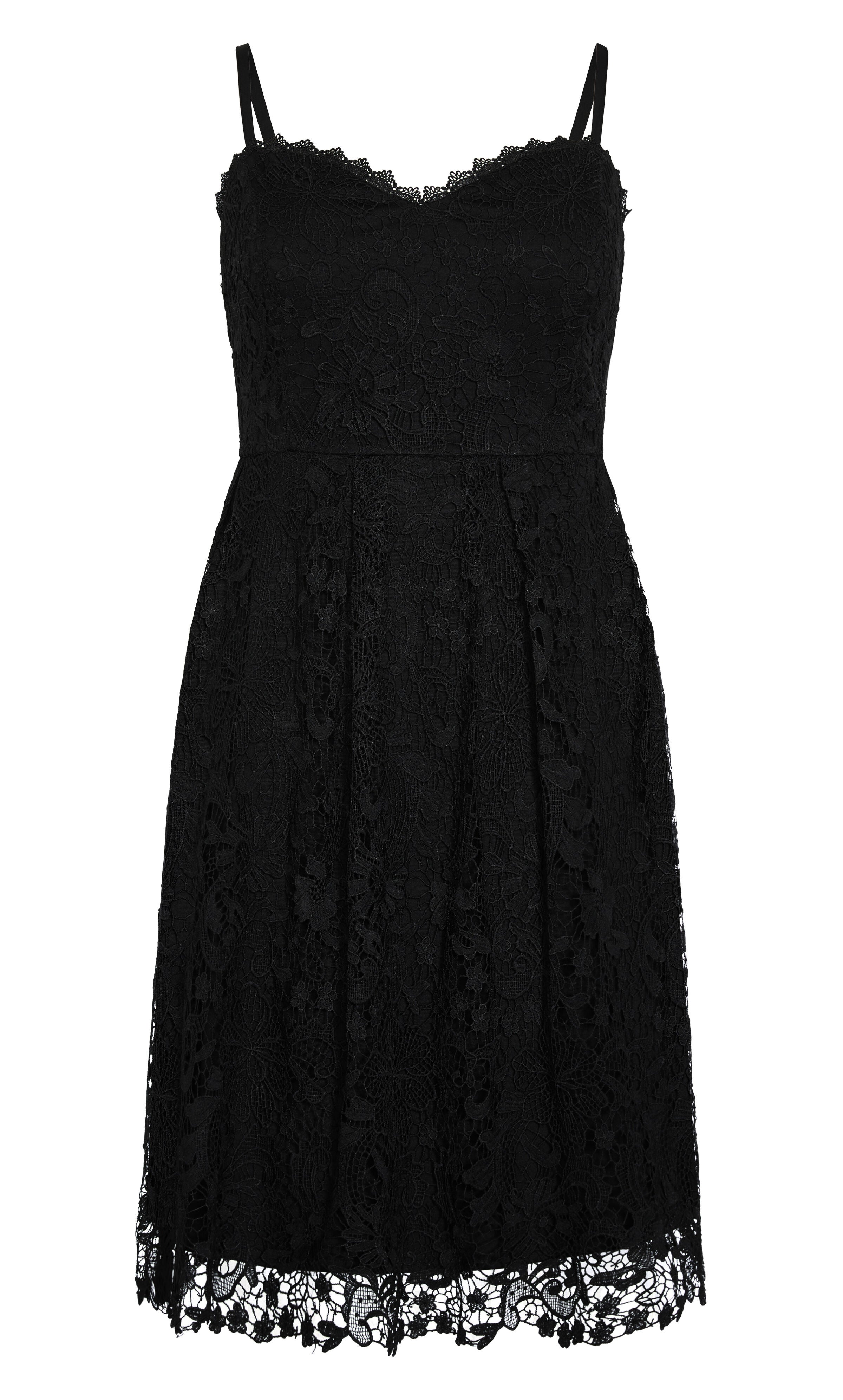 Scarlet Lace Dress - black, BLACK, alternate image number 3