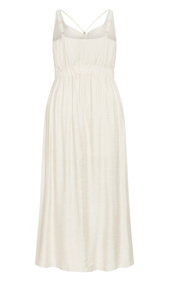 Iman Dress - oat, BEIGE, alternate image number 3