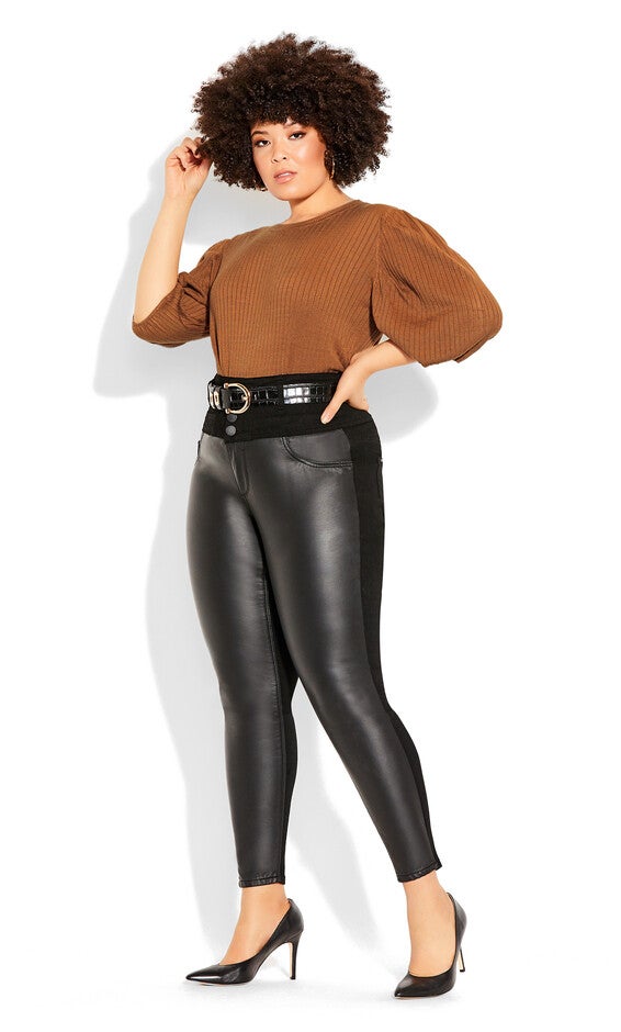 Sweet Rib Top - tan, BROWN, alternate image number null