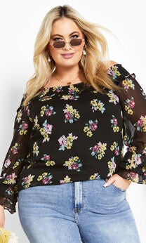 Anais Top - black