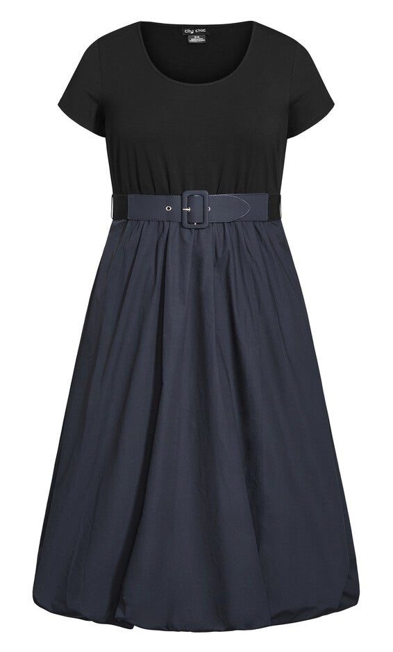 Paris Days Dress - navy, NAVY/BLACK, alternate image number 4