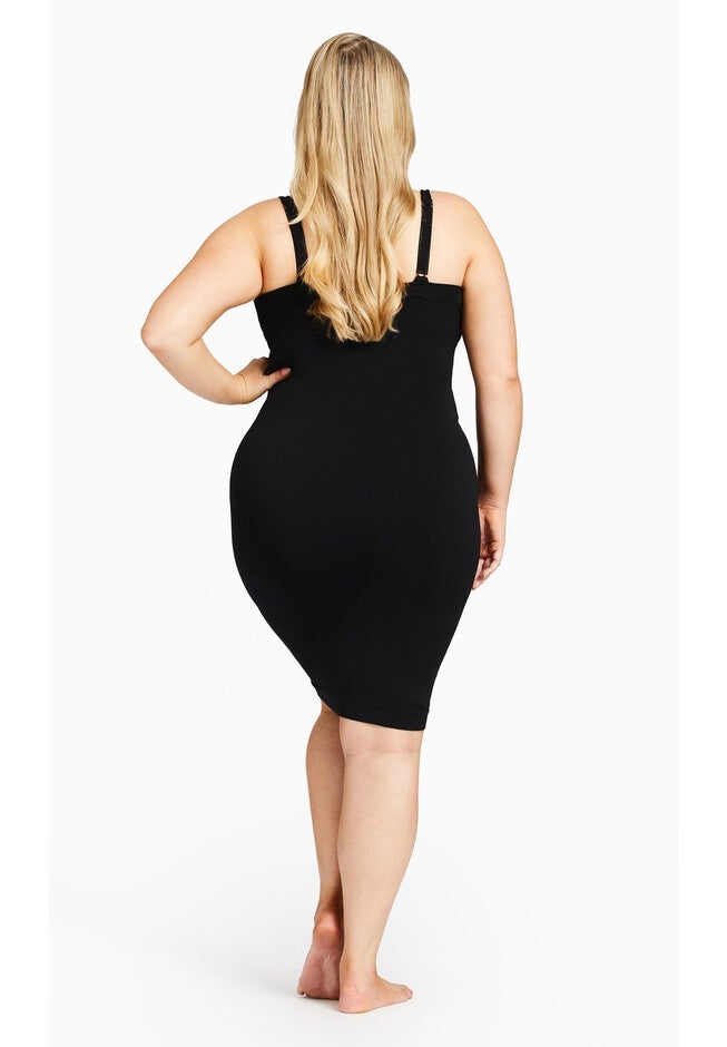 Seamless Shaper Slip, BLACK, on-hover image number 1