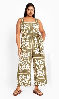Modern Muse Jumpsuit - juniper