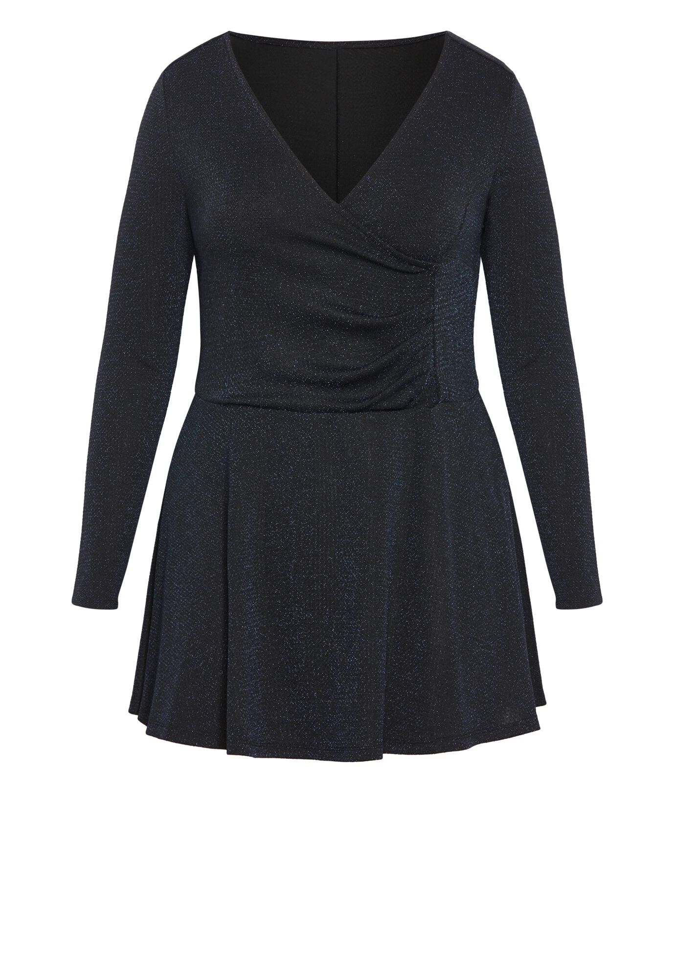 Glam Peplum Top, MIDNIGHT, alternate image number 4