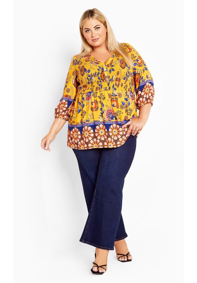 Sienna Top, GOLD BITTERSWEET, on-hover image number null