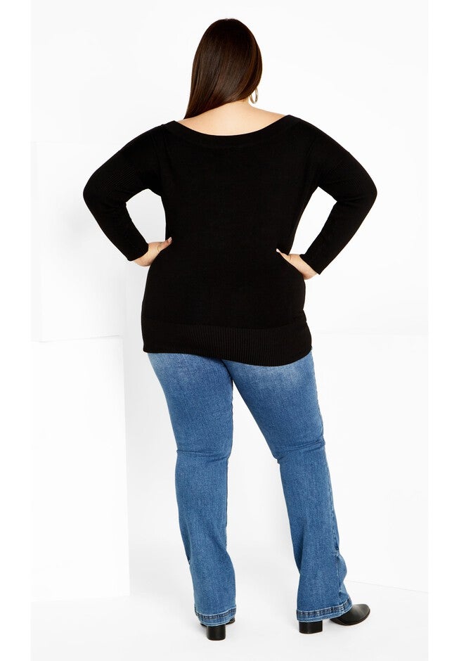 Intrigue Jumper - black, BLACK, alternate image number null