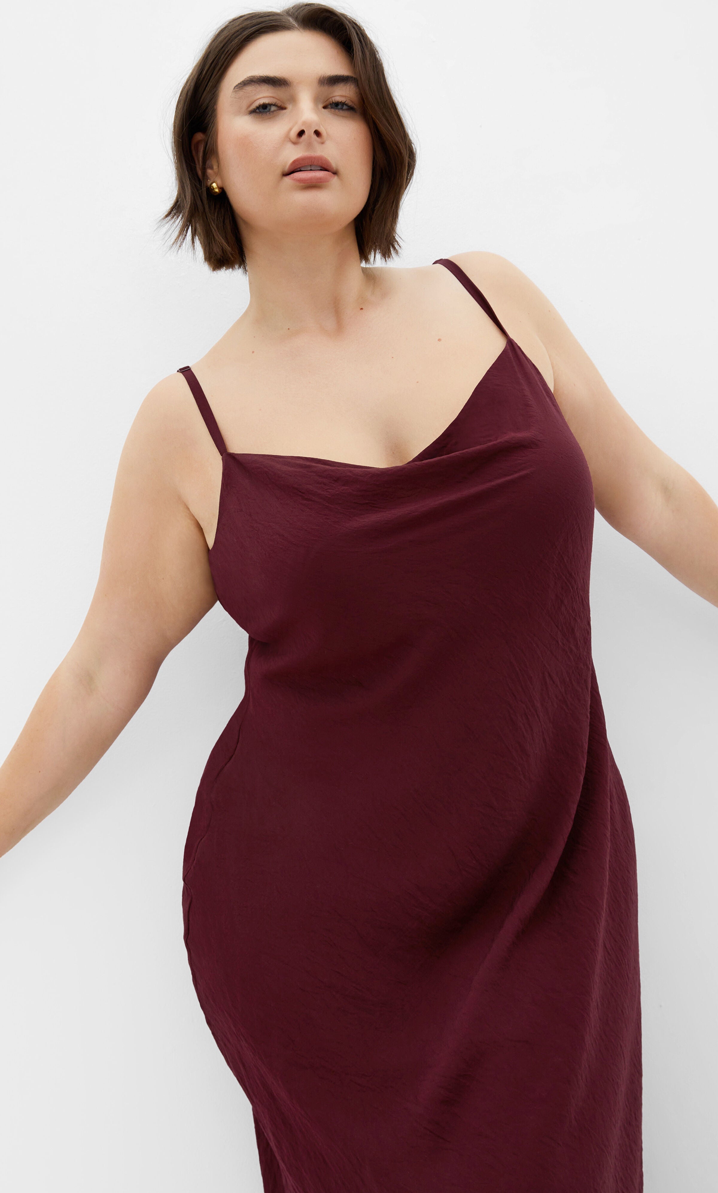 Kyra Dress - dark cherry, RED, alternate image number 2