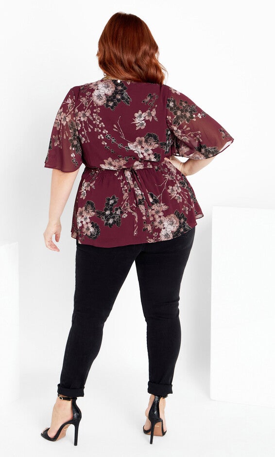 Blossom Love Top - ruby, RED, alternate image number null