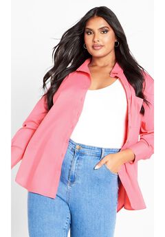Plus Size Button Down Tops