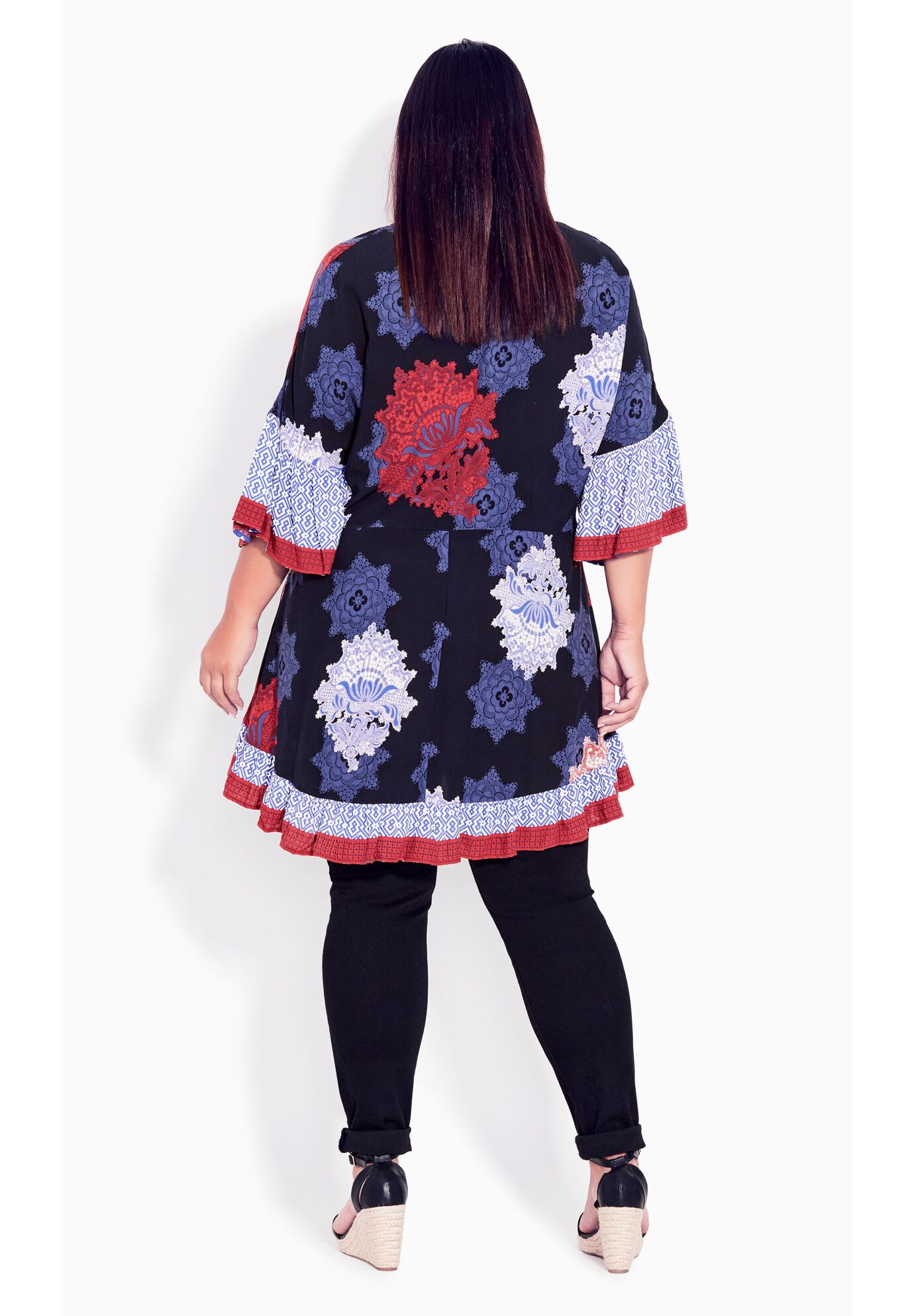 Harper Border Tunic, DAYBREAK BORDER, alternate image number 4