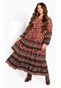 Faye Tiered Maxi Dress
