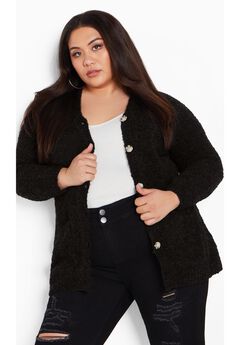 Amber Boucle Cardigan