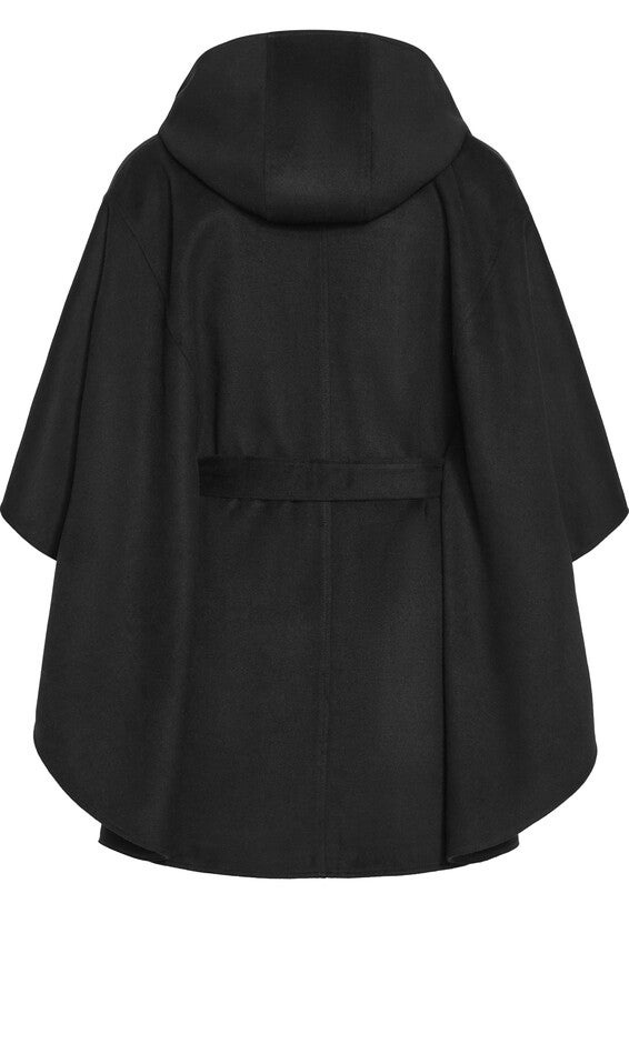Eve Coat - black, BLACK, alternate image number null