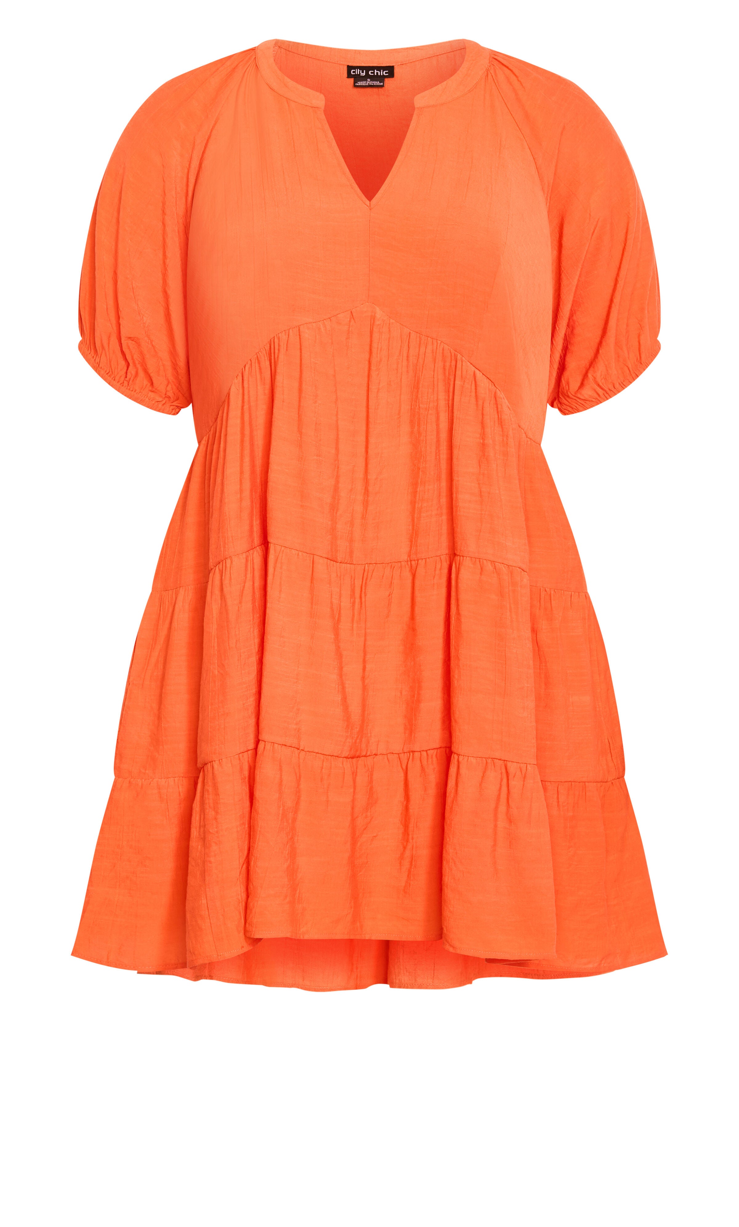 Kara Dress - tangerine, ORANGE, alternate image number 2