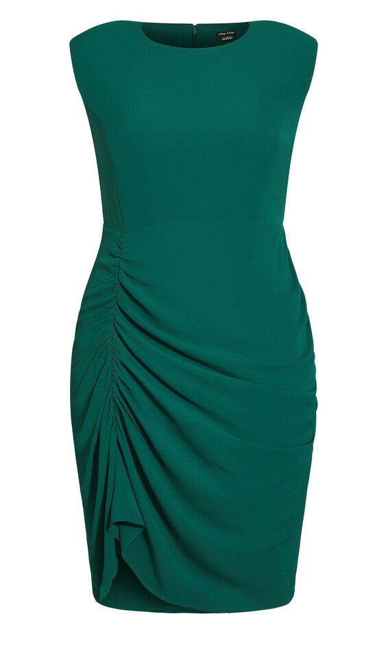 Side Split Dress - sea green, GREEN, alternate image number null
