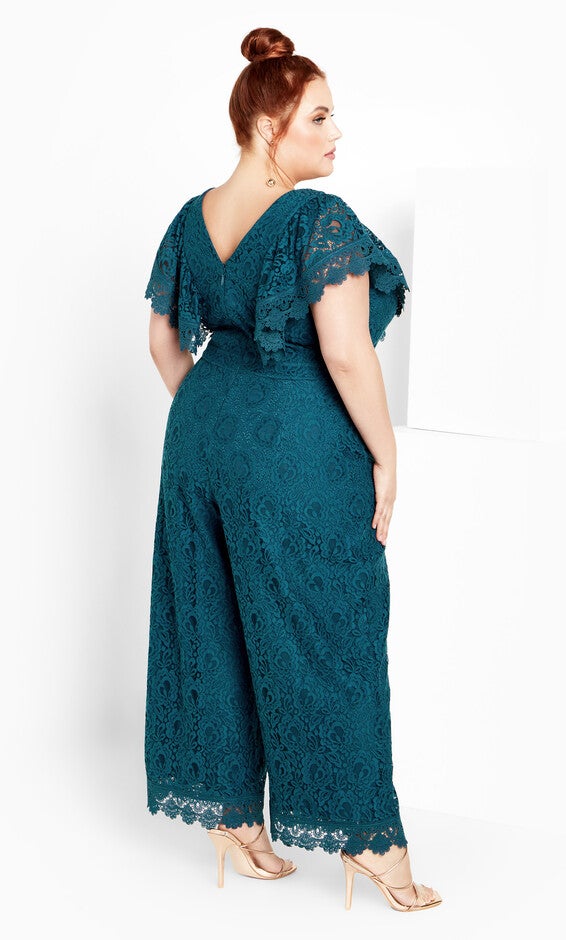 Sylvia Jumpsuit - teal, GREEN, alternate image number null