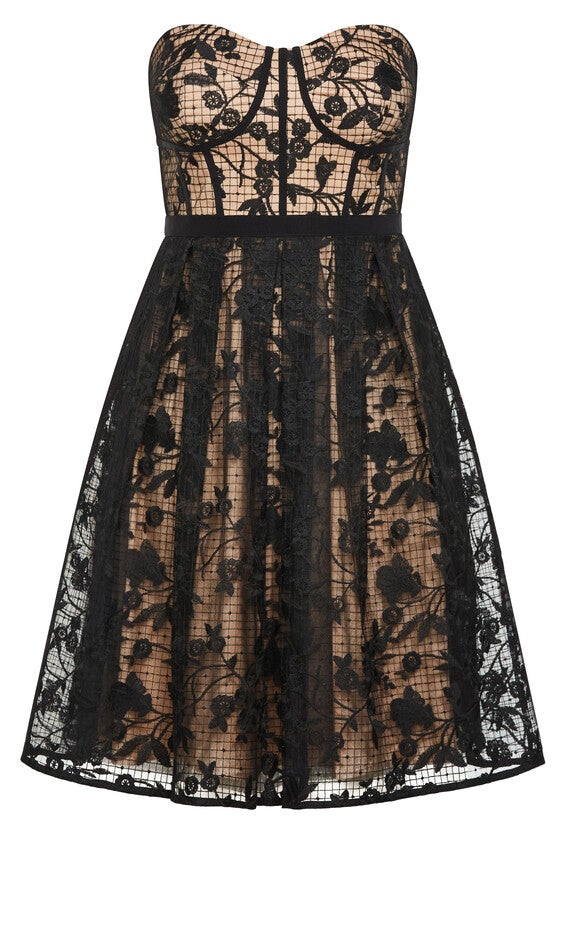 Angeline Dress - black, BLACK, alternate image number 5