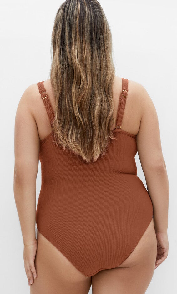 Corfu Underwire 1 Piece - cinnamon, BROWN, alternate image number null