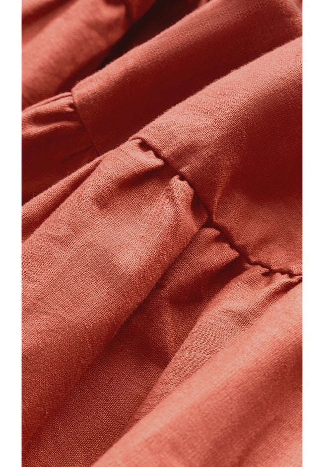 Puff Sleeve Maxi Dress - toffee, BROWN, alternate image number null