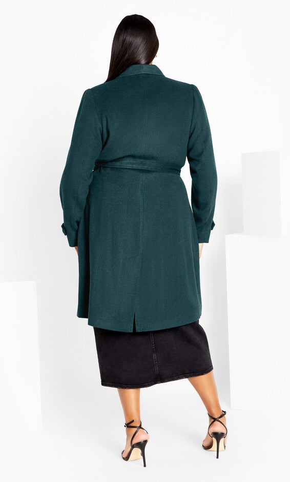 Isabella Coat - emerald, GREEN, alternate image number 3