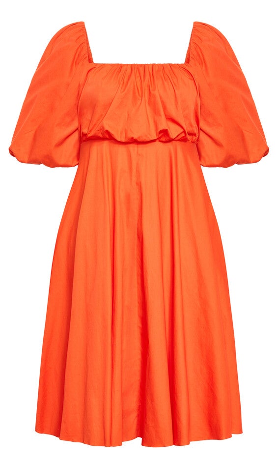 Rosabella Dress - tangerine, TANGERINE, alternate image number 4