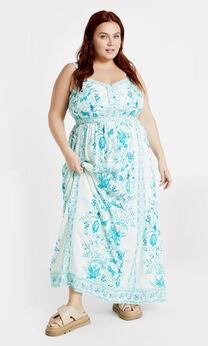 Pretty Thing Maxi Dress - seafoam