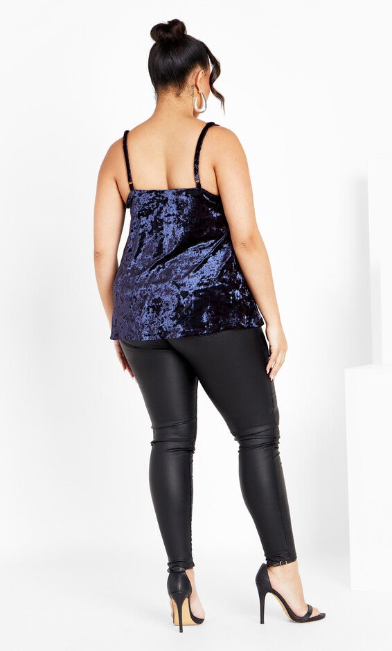 Velvet Lust Cami - midnight, BLUE, alternate image number 4