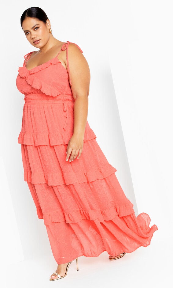 Renee Dress - calypso coral, CALYPSO CORAL, alternate image number null