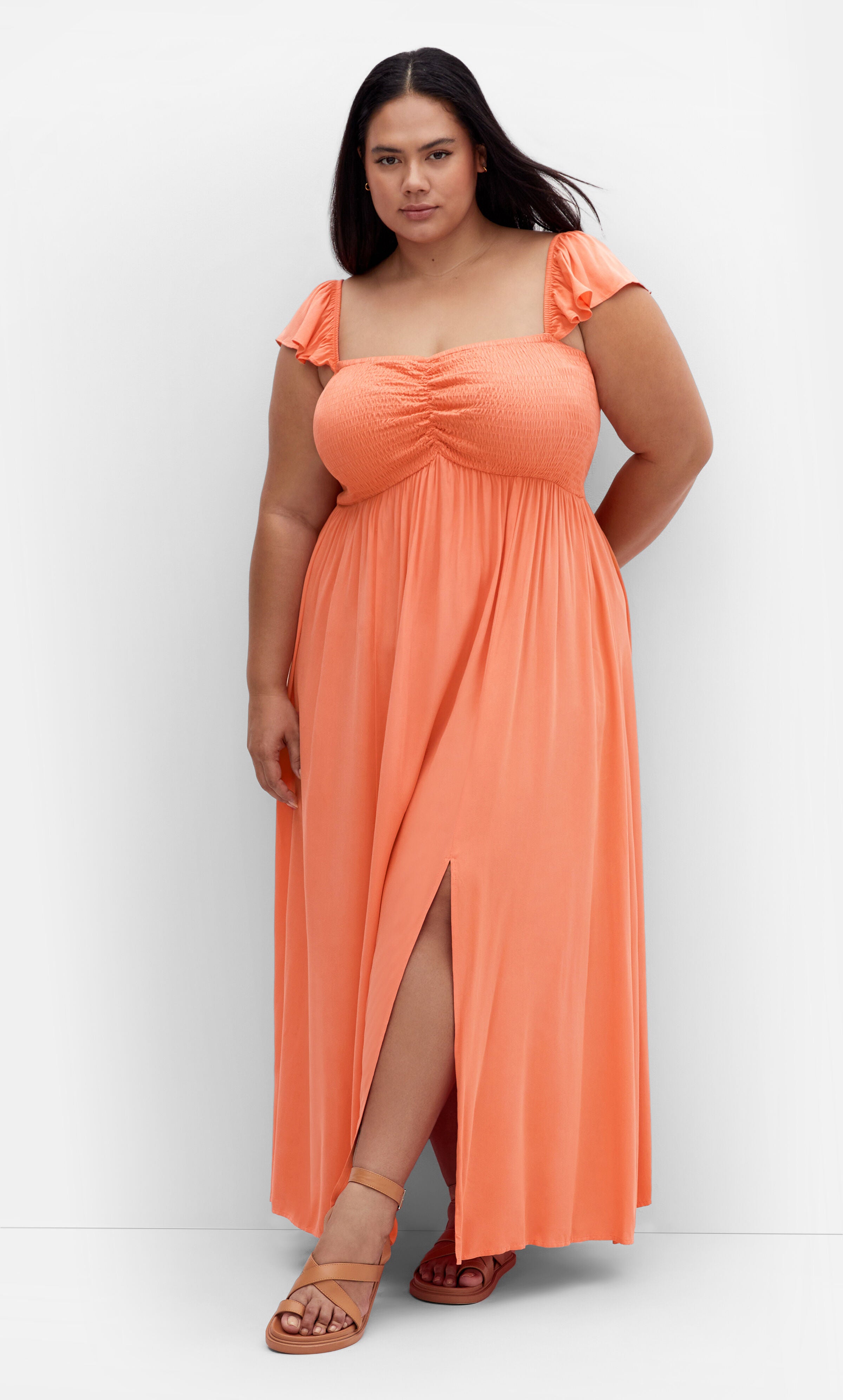 Tiarne Maxi Dress - hot coral, PINK, hi-res image number 0