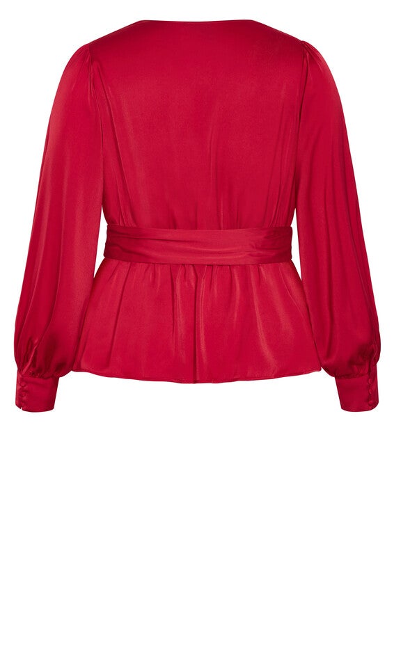 Opulent Top - cherry, RED, alternate image number null